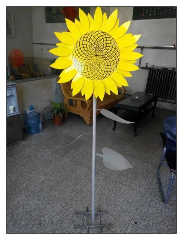 太陽花雕塑服務(wù)商，花朵雕塑，太陽花雕塑創(chuàng)意訂做