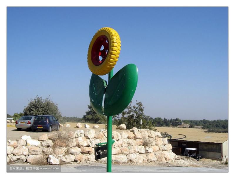 太陽(yáng)花雕塑供應(yīng)，花園小品，戶外太陽(yáng)花雕塑展品