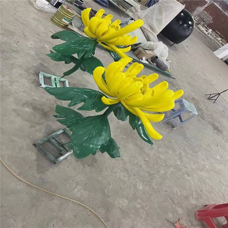 景區(qū)菊花雕塑優(yōu)選，圓雕體系，城市菊花雕塑選定