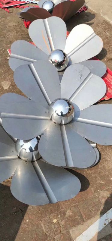 酒店花朵雕塑 庭院仿真雕塑 彩繪小品