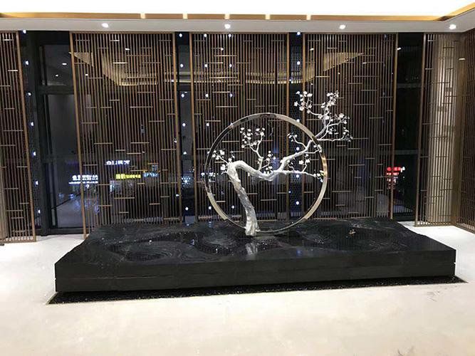 園林梅花雕塑預定，城區(qū)小品，民俗梅花雕塑制造商