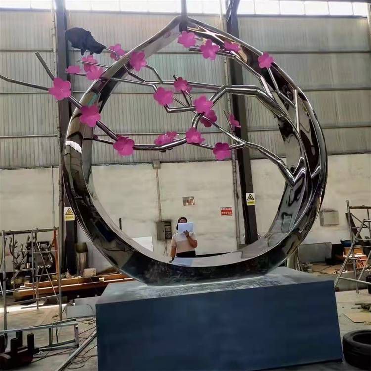 社區(qū)梅花雕塑常用，景觀概念，梅花雕塑異型展品