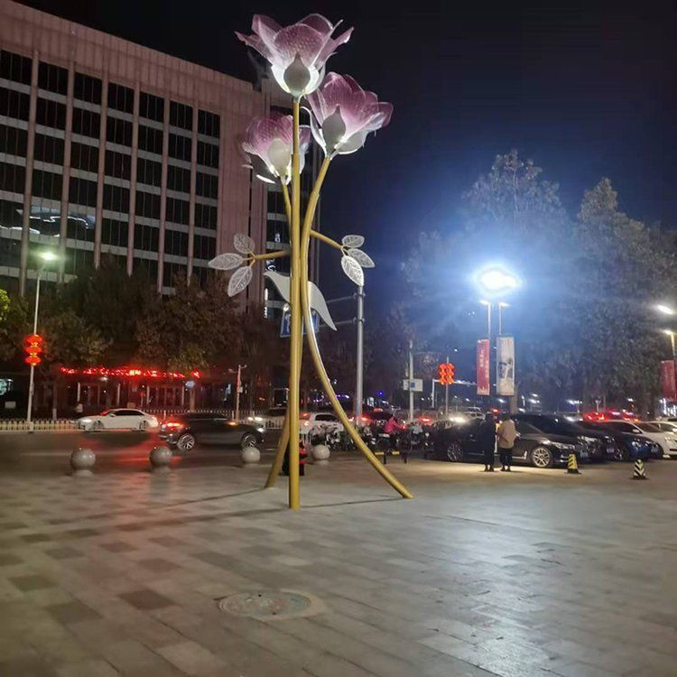 地產(chǎn)紫丁香雕塑定做，城區(qū)小品，景觀紫丁香雕塑定價