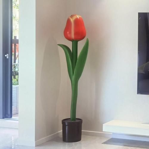 郁金香雕塑，花朵雕塑小品，仿真郁金香雕塑廠家