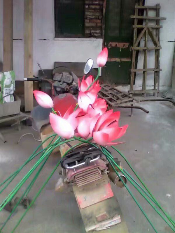 荷花雕塑定制，歐式風(fēng)格，荷花雕塑供給