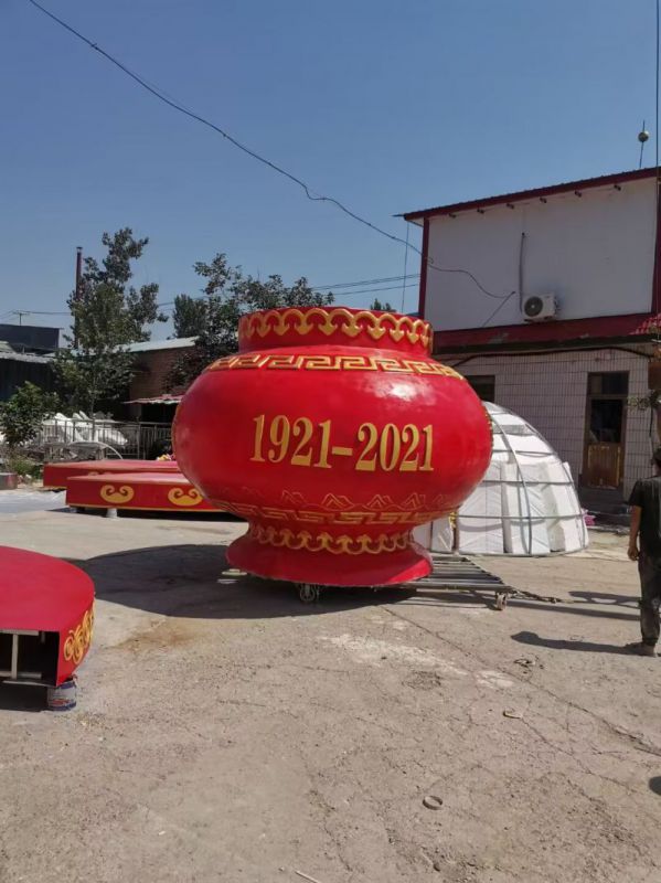 花籃雕塑公園服務(wù)商，景觀雕塑，玻璃鋼花籃雕塑裝飾選定