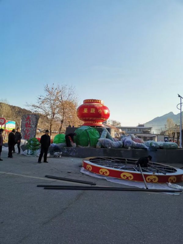 花籃雕塑供需，廣場雕塑，園林景觀玻璃鋼花籃雕塑定制