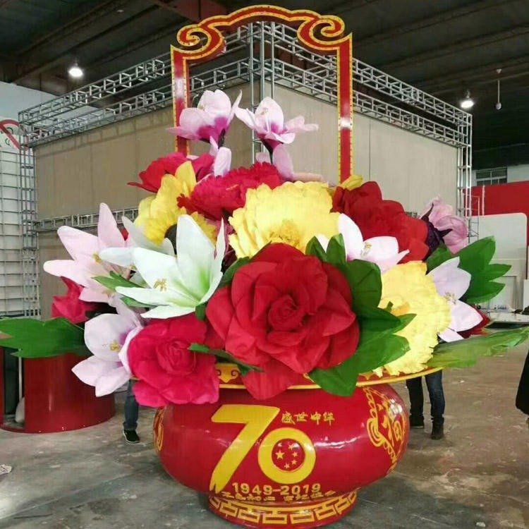 房地產(chǎn)花籃雕塑精品，標識雕塑，小區(qū)慶典花籃雕塑供給
